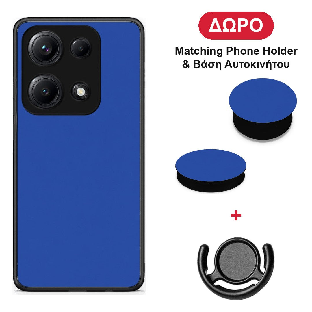 Royal Blue - Xiaomi Redmi Note 14S θήκη + Δώρο Phone Holder & Βάση Αυτοκινήτου