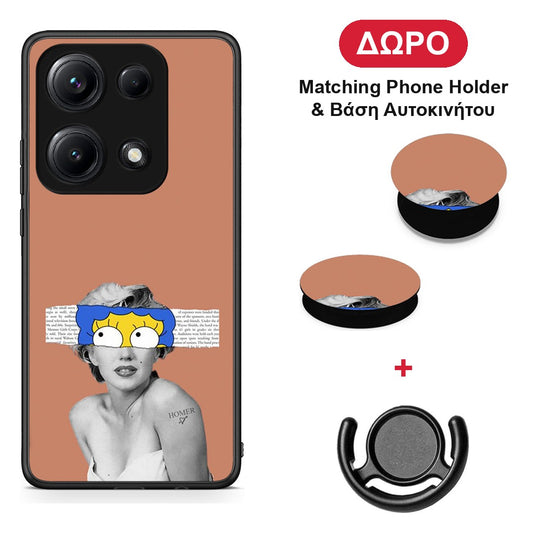 Sim Merilyn - Xiaomi Redmi Note 14S θήκη + Δώρο Phone Holder & Βάση Αυτοκινήτου
