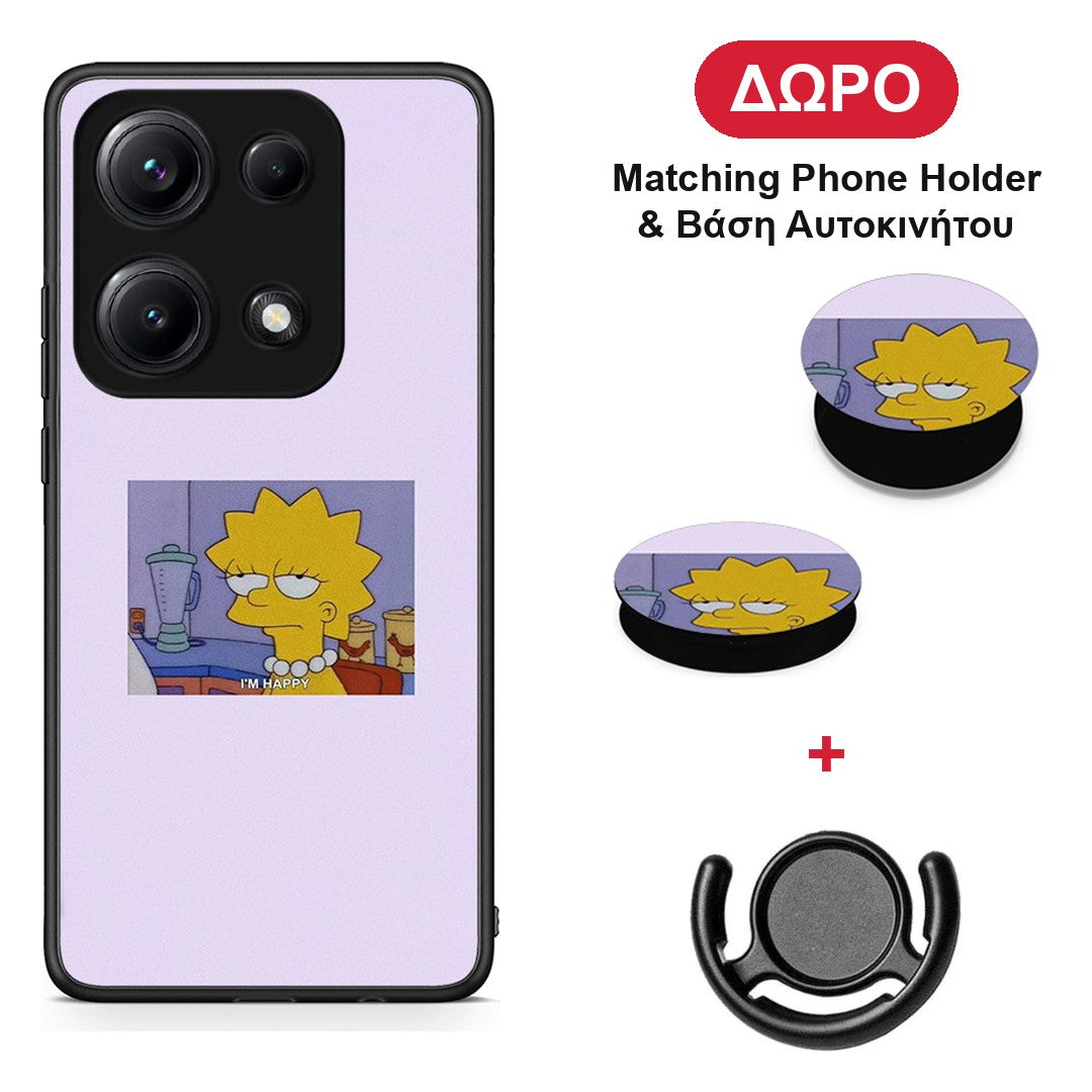 So Happy - Xiaomi Redmi Note 14S θήκη + Δώρο Phone Holder & Βάση Αυτοκινήτου