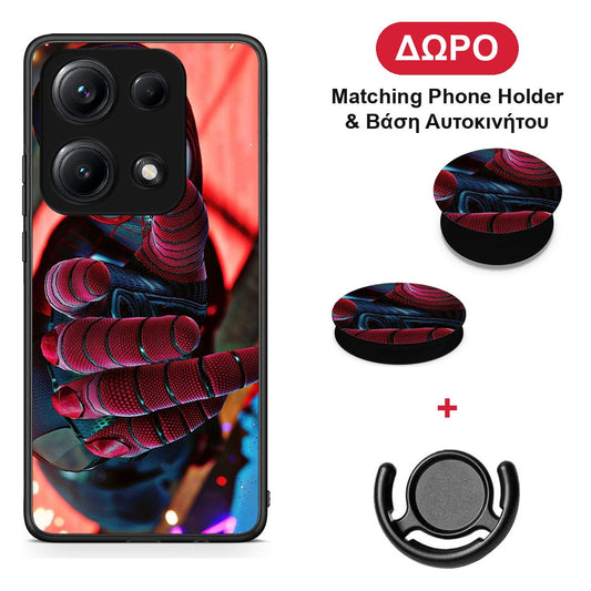 Spider Hand - Xiaomi Redmi Note 14S θήκη + Δώρο Phone Holder & Βάση Αυτοκινήτου