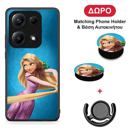 Tangled 2 - Xiaomi Redmi Note 14S θήκη + Δώρο Phone Holder & Βάση Αυτοκινήτου