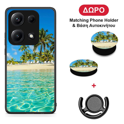 Tropical Vibes - Xiaomi Redmi Note 14S θήκη + Δώρο Phone Holder & Βάση Αυτοκινήτου