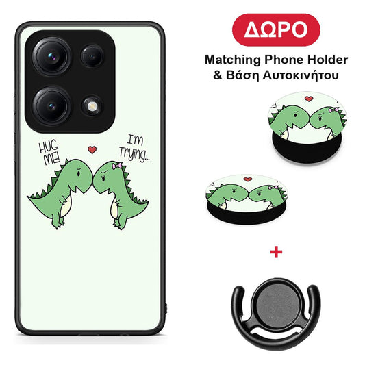 Valentine Rex - Xiaomi Redmi Note 14S θήκη + Δώρο Phone Holder & Βάση Αυτοκινήτου
