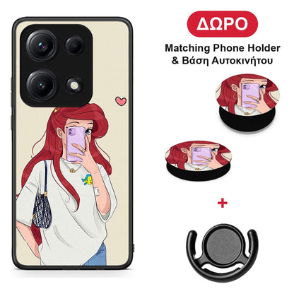 Walking Mermaid - Xiaomi Redmi Note 14S θήκη + Δώρο Phone Holder & Βάση Αυτοκινήτου