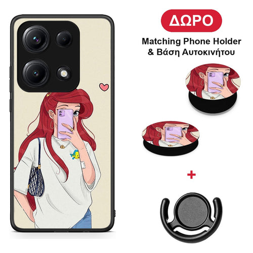 Walking Mermaid - Xiaomi Redmi Note 14S θήκη + Δώρο Phone Holder & Βάση Αυτοκινήτου