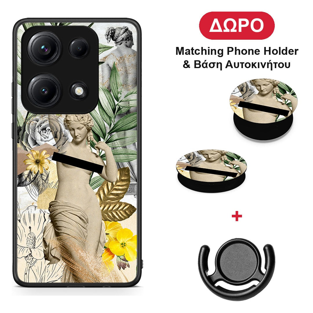 Woman Statue - Xiaomi Redmi Note 14S θήκη + Δώρο Phone Holder & Βάση Αυτοκινήτου