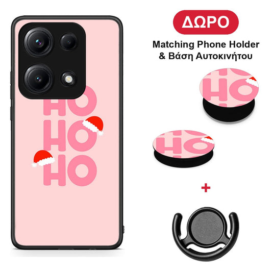 Xmas Ho Ho Ho - Xiaomi Redmi Note 14S θήκη + Δώρο Phone Holder & Βάση Αυτοκινήτου