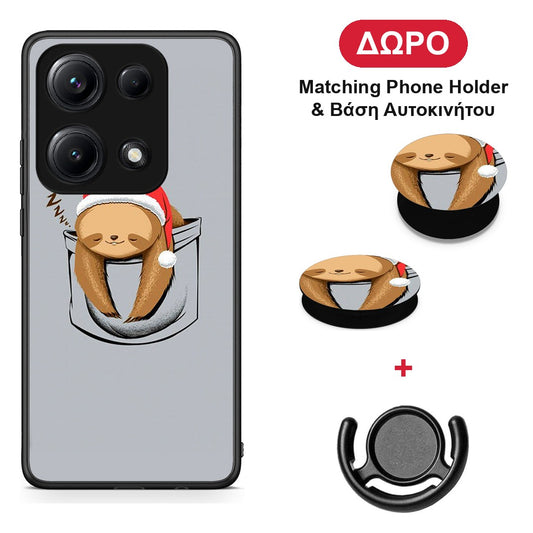 Xmas Zzzz - Xiaomi Redmi Note 14S θήκη + Δώρο Phone Holder & Βάση Αυτοκινήτου