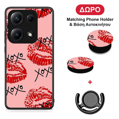XOXO Lips - Xiaomi Redmi Note 14S θήκη + Δώρο Phone Holder & Βάση Αυτοκινήτου