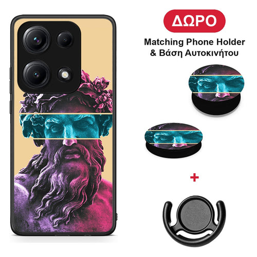Zeus Art - Xiaomi Redmi Note 14S θήκη + Δώρο Phone Holder & Βάση Αυτοκινήτου