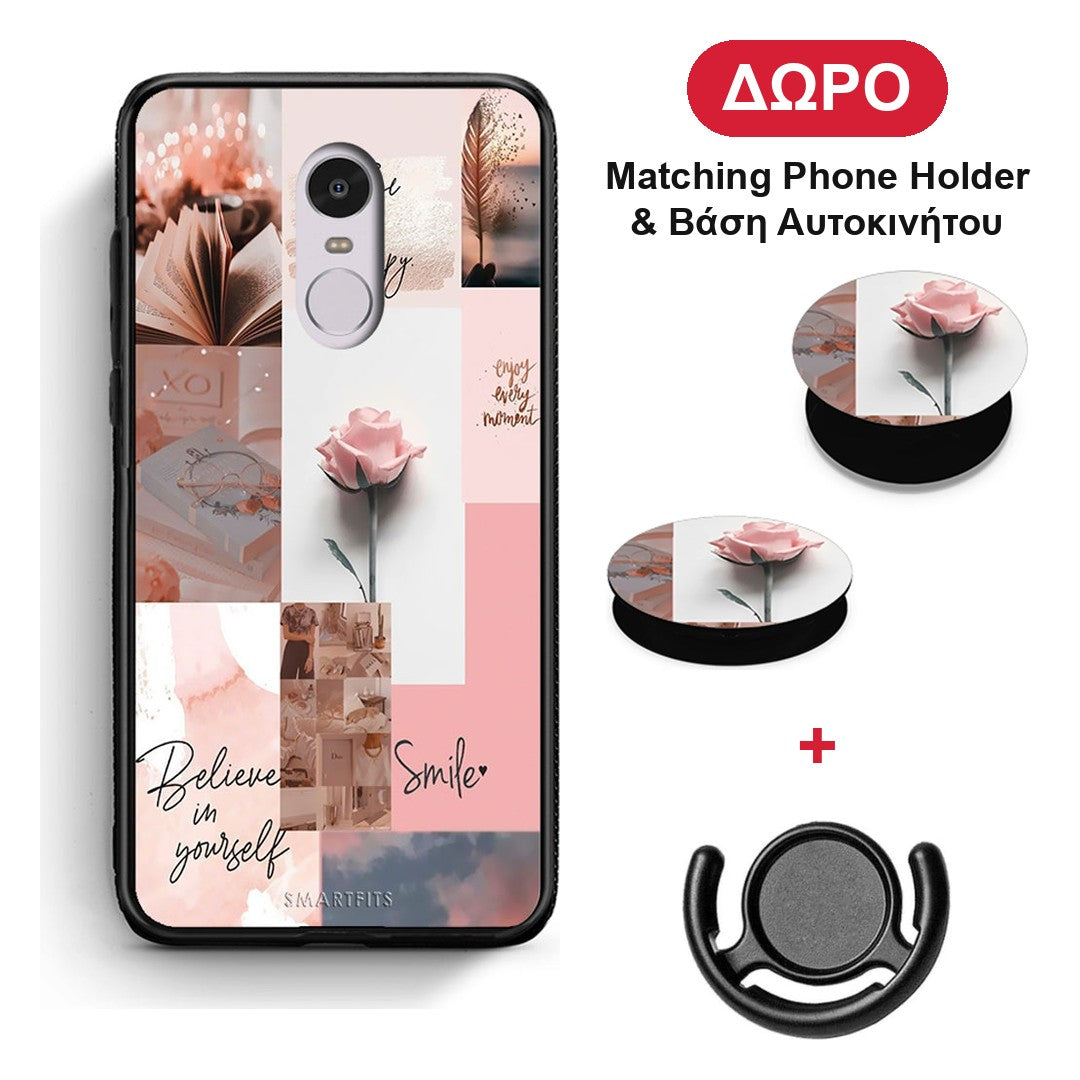 Aesthetic Collage - Xiaomi Redmi Note 4 / 4X θήκη + Δώρο Phone Holder & Βάση Αυτοκινήτου