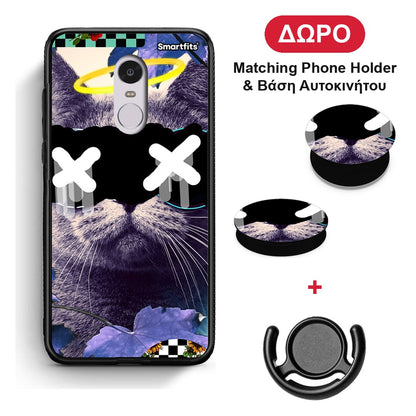 Cat Collage - Xiaomi Redmi Note 4 / 4X θήκη + Δώρο Phone Holder & Βάση Αυτοκινήτου