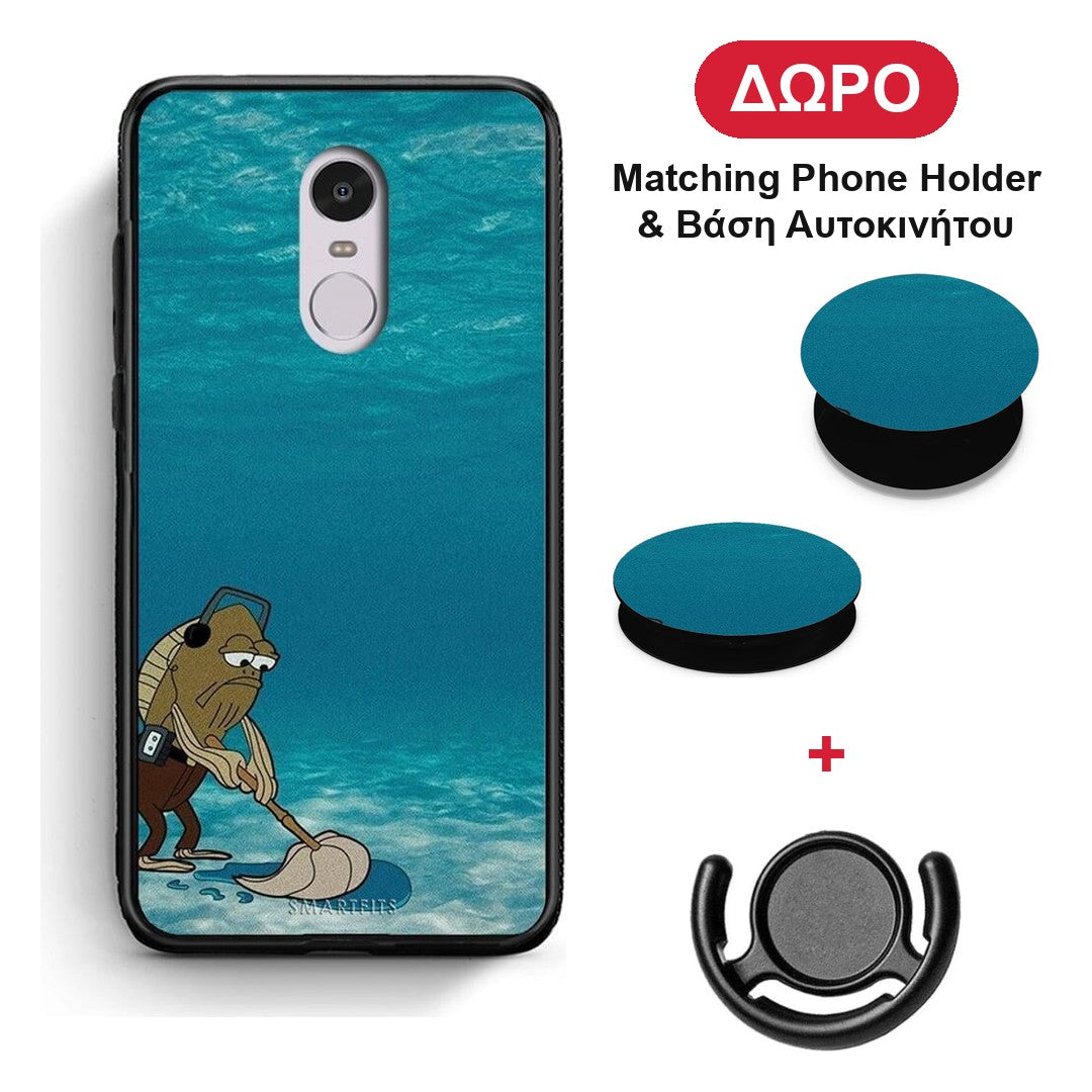 Clean The Ocean - Xiaomi Redmi Note 4 / 4X θήκη + Δώρο Phone Holder & Βάση Αυτοκινήτου