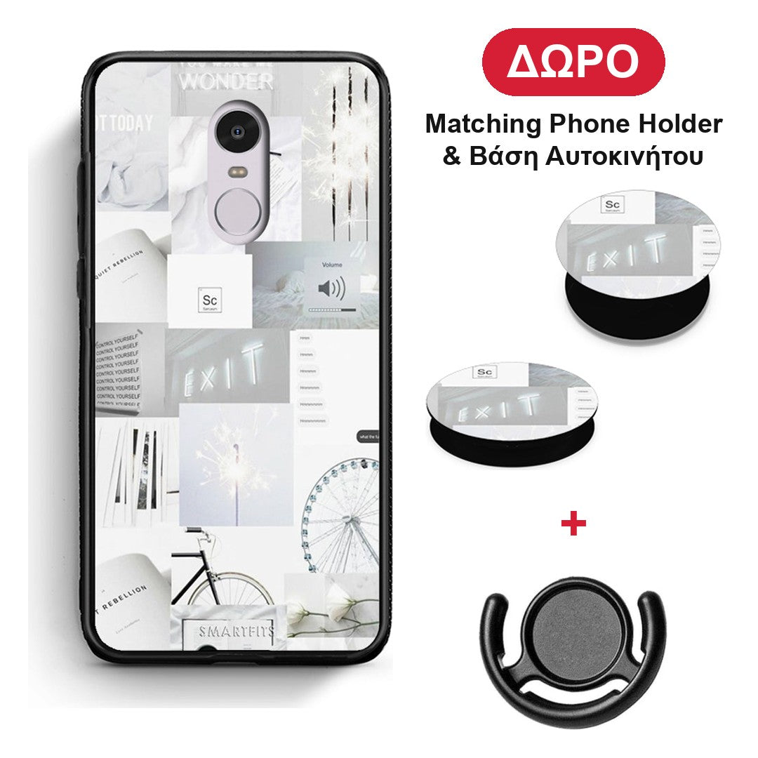 Collage Make Me Wonder - Xiaomi Redmi Note 4 / 4X θήκη + Δώρο Phone Holder & Βάση Αυτοκινήτου