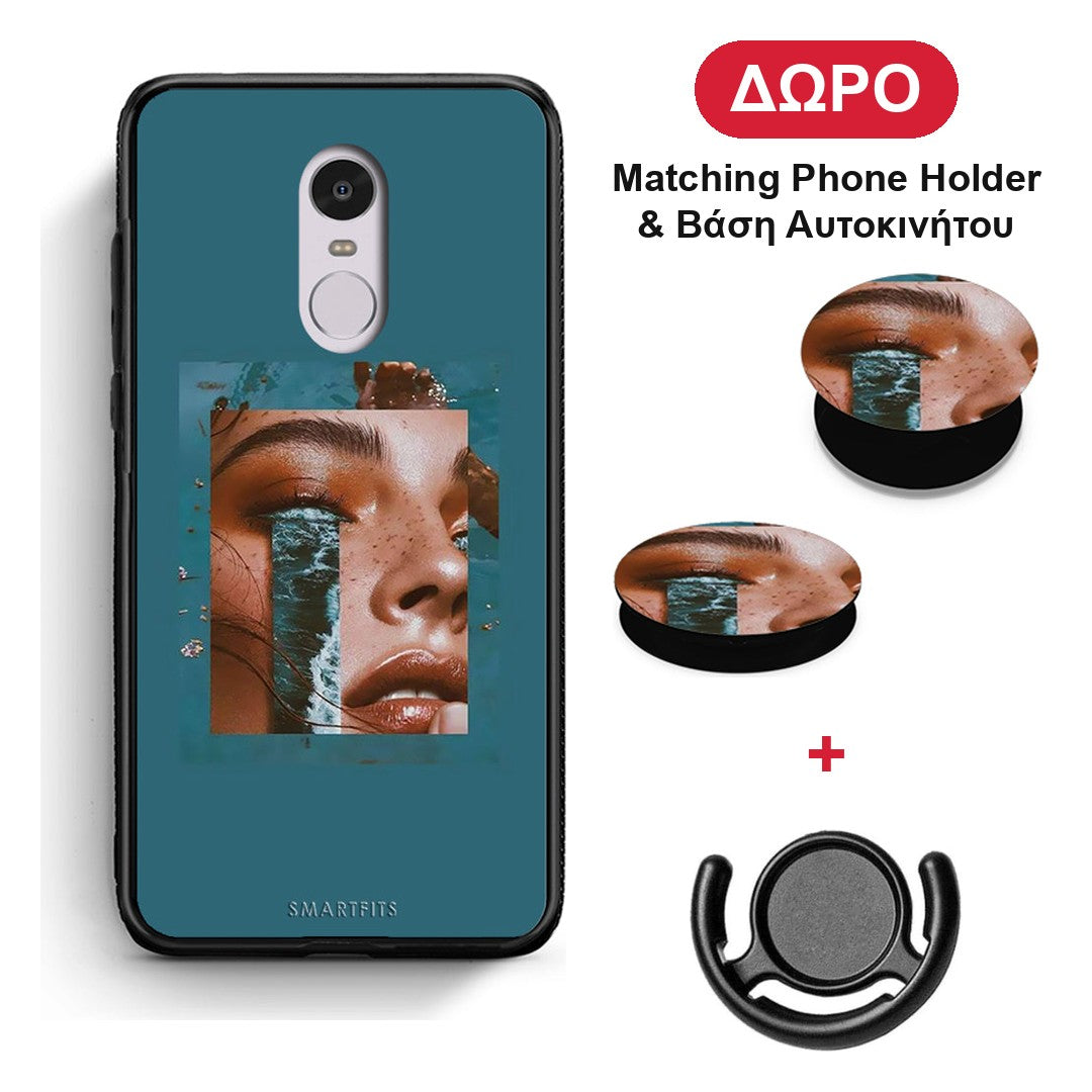 Cry An Ocean - Xiaomi Redmi Note 4 / 4X θήκη + Δώρο Phone Holder & Βάση Αυτοκινήτου