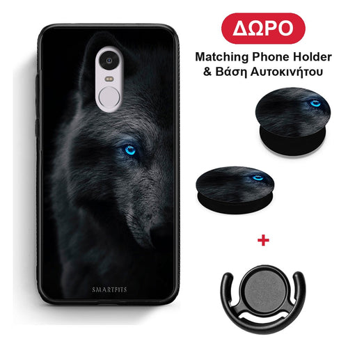 Dark Wolf - Xiaomi Redmi Note 4 / 4X θήκη + Δώρο Phone Holder & Βάση Αυτοκινήτου