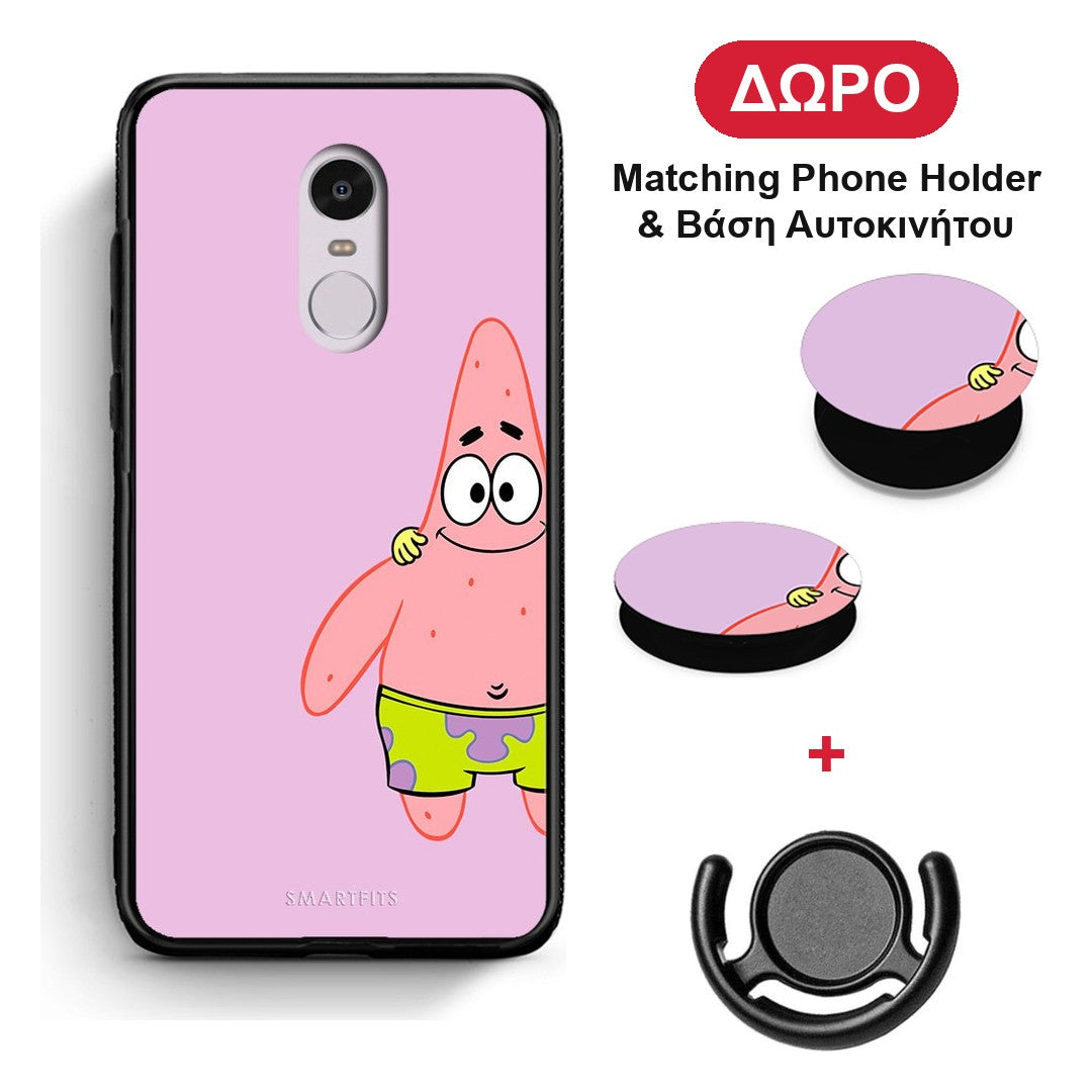 Friends Patrick - Xiaomi Redmi Note 4 / 4X θήκη + Δώρο Phone Holder & Βάση Αυτοκινήτου