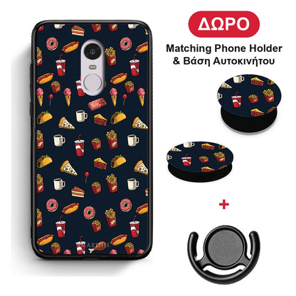 Random Hungry - Xiaomi Redmi Note 4 / 4X θήκη + Δώρο Phone Holder & Βάση Αυτοκινήτου