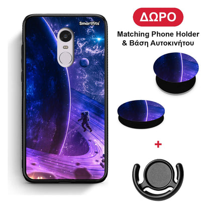 Lost Astronaut - Xiaomi Redmi Note 4 / 4X θήκη + Δώρο Phone Holder & Βάση Αυτοκινήτου