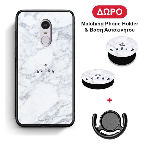 Marble Queen - Xiaomi Redmi Note 4 / 4X θήκη + Δώρο Phone Holder & Βάση Αυτοκινήτου