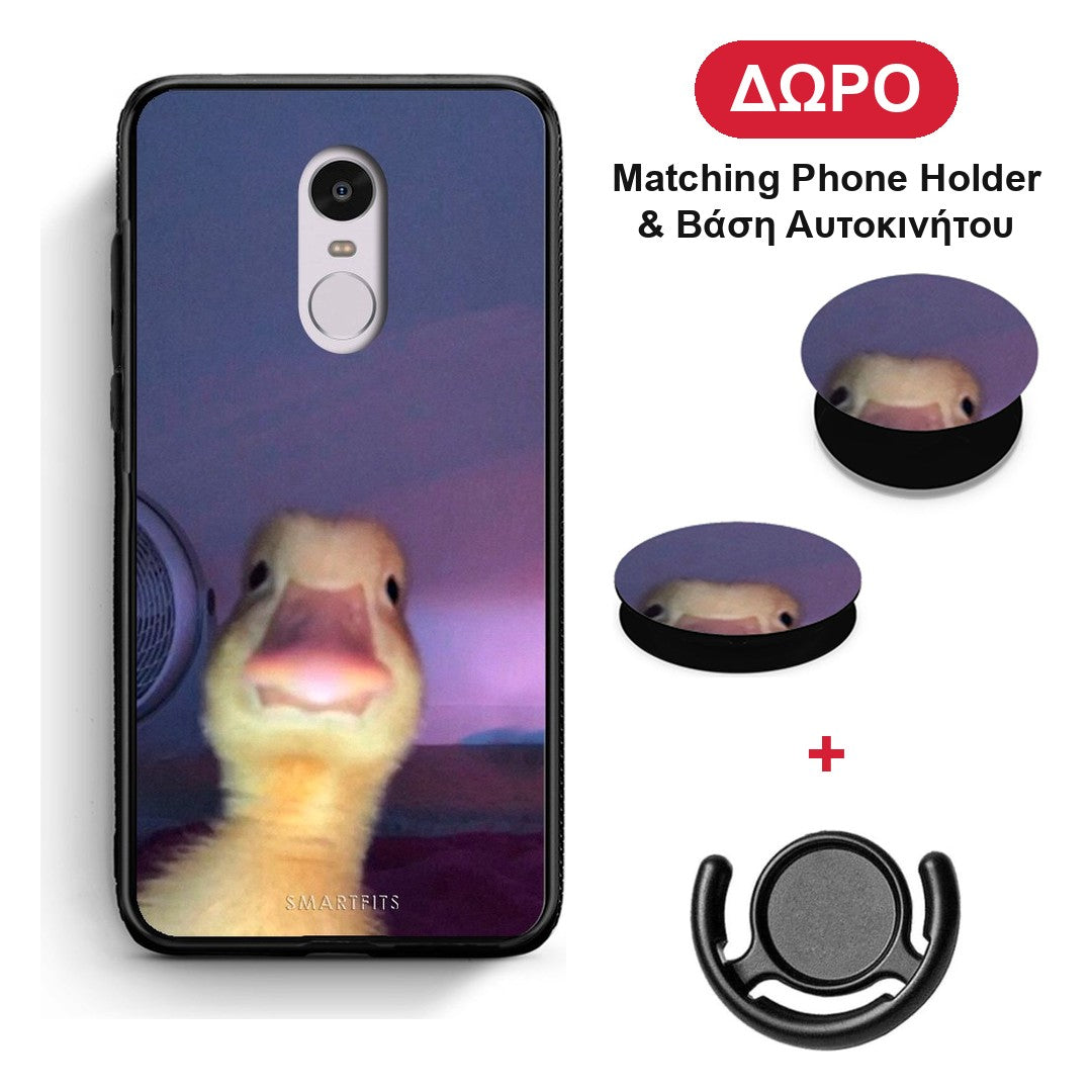 Meme Duck - Xiaomi Redmi Note 4 / 4X θήκη + Δώρο Phone Holder & Βάση Αυτοκινήτου