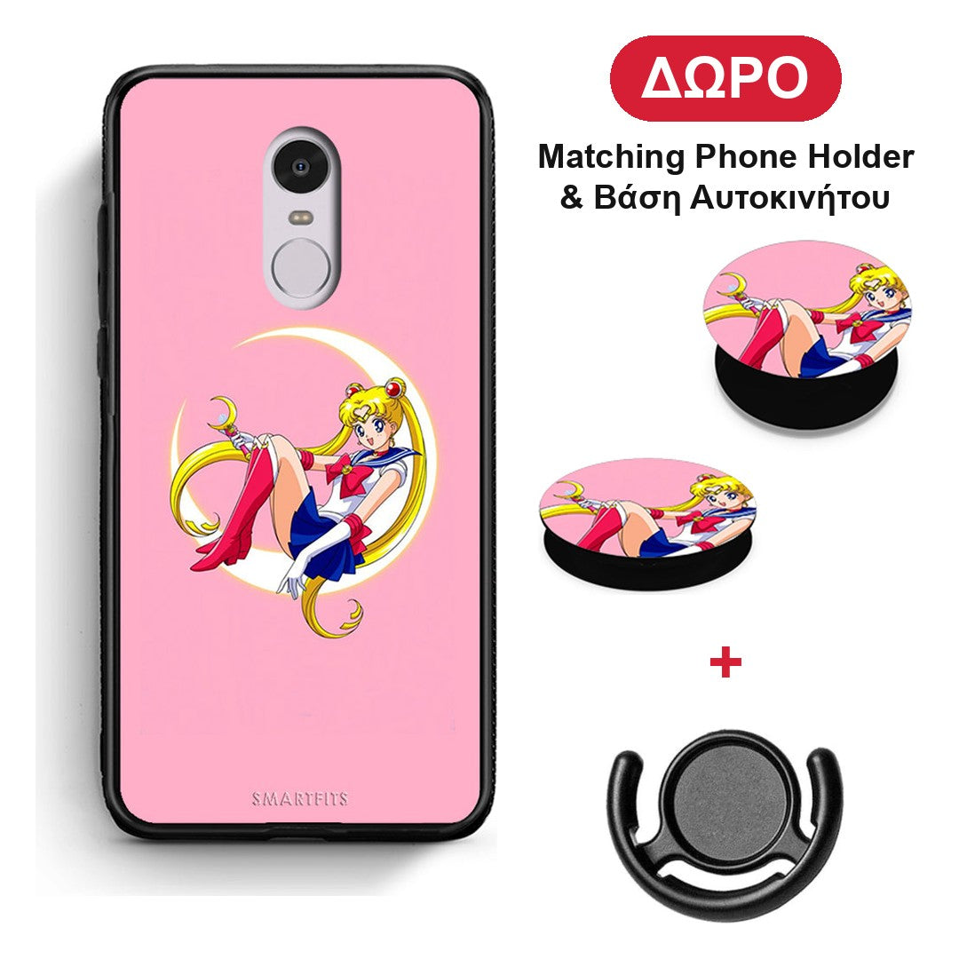 Moon Girl - Xiaomi Redmi Note 4 / 4X θήκη + Δώρο Phone Holder & Βάση Αυτοκινήτου