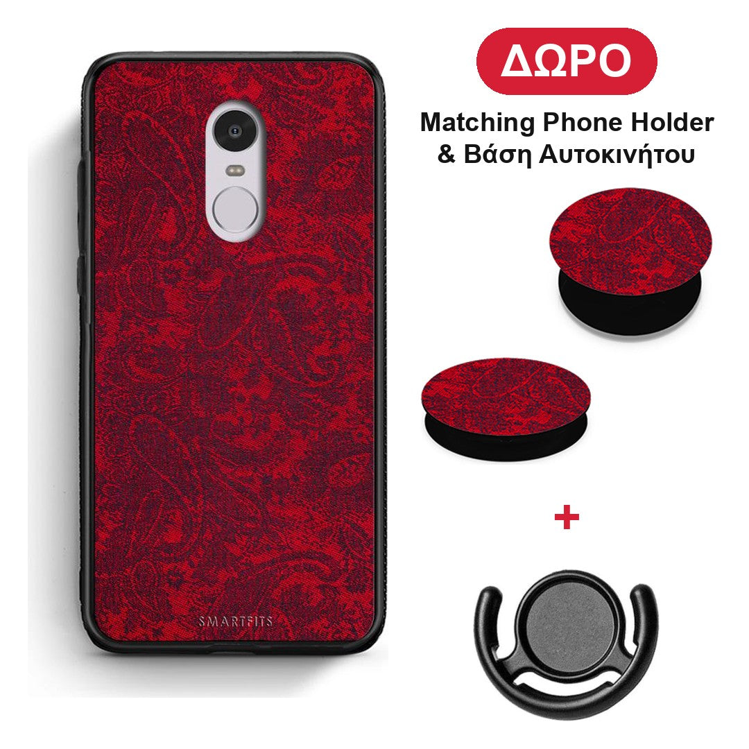 Paisley Cashmere - Xiaomi Redmi Note 4 / 4X θήκη + Δώρο Phone Holder & Βάση Αυτοκινήτου