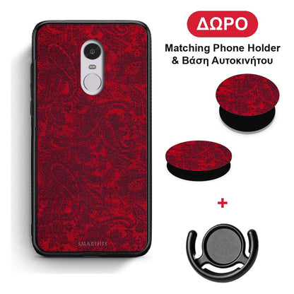 Paisley Cashmere - Xiaomi Redmi Note 4 / 4X θήκη + Δώρο Phone Holder & Βάση Αυτοκινήτου