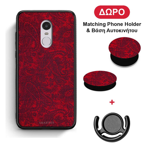 Paisley Cashmere - Xiaomi Redmi Note 4 / 4X θήκη + Δώρο Phone Holder & Βάση Αυτοκινήτου