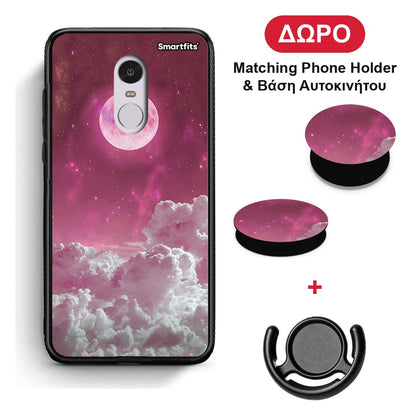 Pink Moon - Xiaomi Redmi Note 4 / 4X θήκη + Δώρο Phone Holder & Βάση Αυτοκινήτου