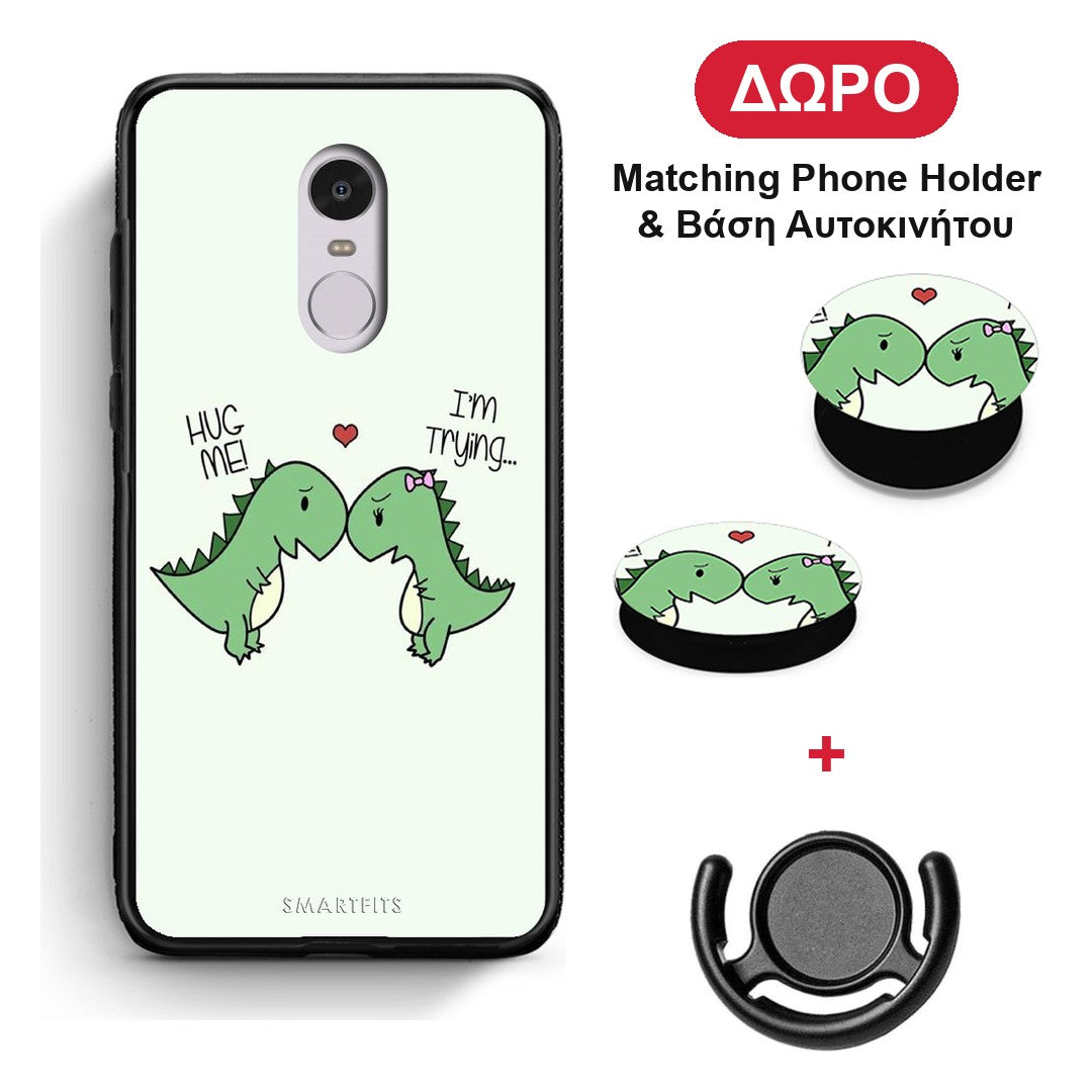 Valentine Rex - Xiaomi Redmi Note 4 / 4X θήκη + Δώρο Phone Holder & Βάση Αυτοκινήτου