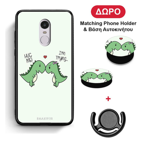 Valentine Rex - Xiaomi Redmi Note 4 / 4X θήκη + Δώρο Phone Holder & Βάση Αυτοκινήτου