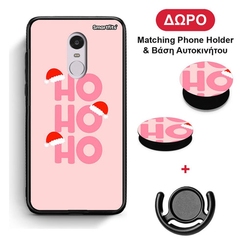 Xmas Ho Ho Ho - Xiaomi Redmi Note 4 / 4X θήκη + Δώρο Phone Holder & Βάση Αυτοκινήτου