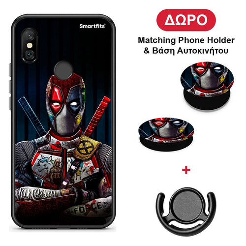 Funny Guy - Xiaomi Redmi Note 6 Pro θήκη + Δώρο Phone Holder & Βάση Αυτοκινήτου