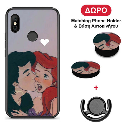 Mermaid Couple - Xiaomi Redmi Note 6 Pro θήκη + Δώρο Phone Holder & Βάση Αυτοκινήτου