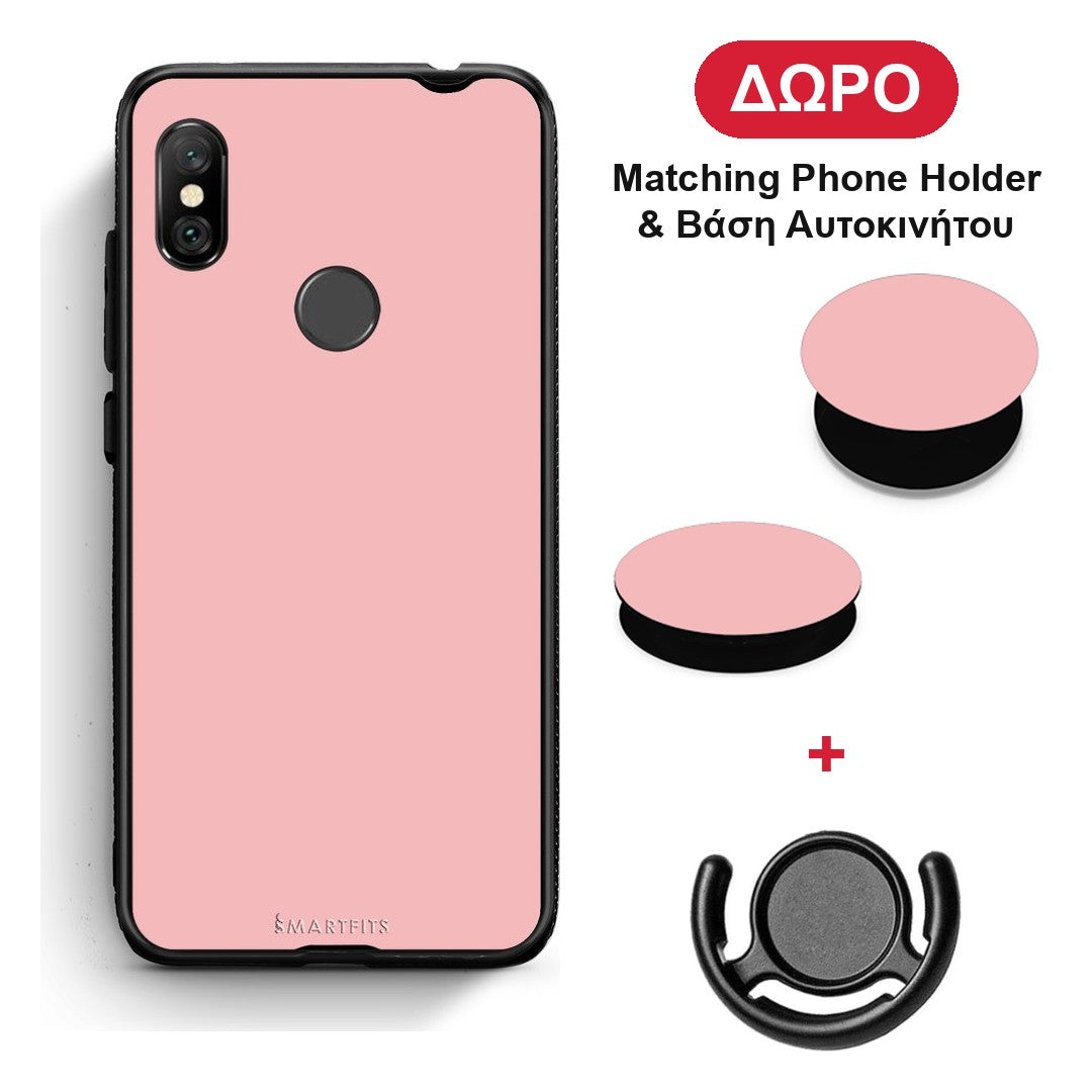 Color Nude - Xiaomi Redmi Note 6 Pro θήκη + Δώρο Phone Holder & Βάση Αυτοκινήτου