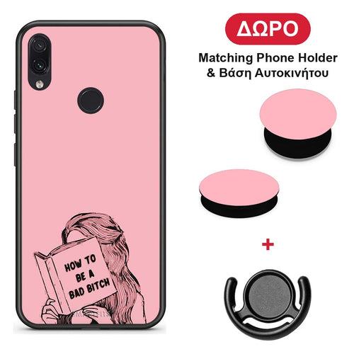 Bad Bitch - Xiaomi Redmi Note 7 θήκη + Δώρο Phone Holder & Βάση Αυτοκινήτου