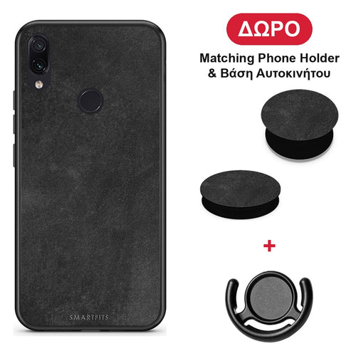 Color Black Slate - Xiaomi Redmi Note 7 θήκη + Δώρο Phone Holder & Βάση Αυτοκινήτου