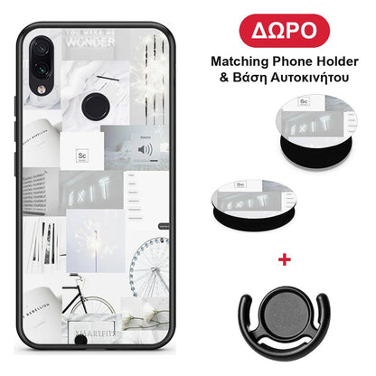 Collage Make Me Wonder - Xiaomi Redmi Note 7 θήκη + Δώρο Phone Holder & Βάση Αυτοκινήτου