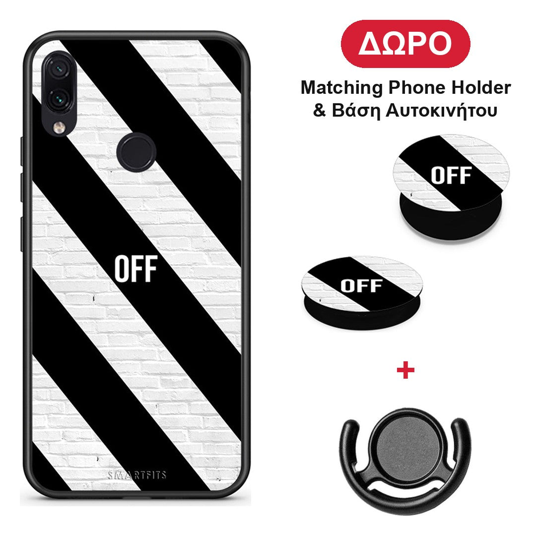 Get Off - Xiaomi Redmi Note 7 θήκη + Δώρο Phone Holder & Βάση Αυτοκινήτου