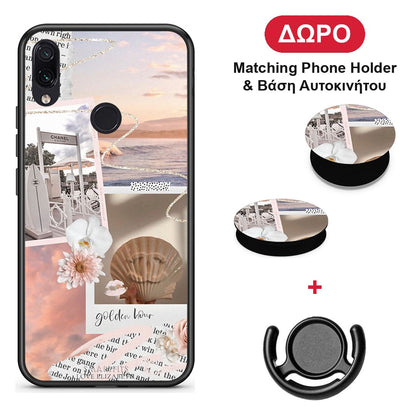 Golden Hour - Xiaomi Redmi Note 7 θήκη + Δώρο Phone Holder & Βάση Αυτοκινήτου