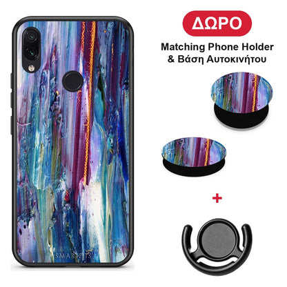 Paint Winter - Xiaomi Redmi Note 7 θήκη + Δώρο Phone Holder & Βάση Αυτοκινήτου