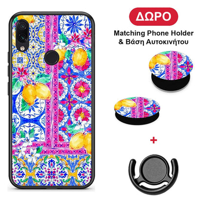Retro Spring - Xiaomi Redmi Note 7 θήκη + Δώρο Phone Holder & Βάση Αυτοκινήτου