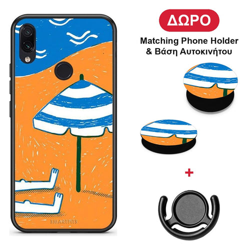 Summering - Xiaomi Redmi Note 7 θήκη + Δώρο Phone Holder & Βάση Αυτοκινήτου