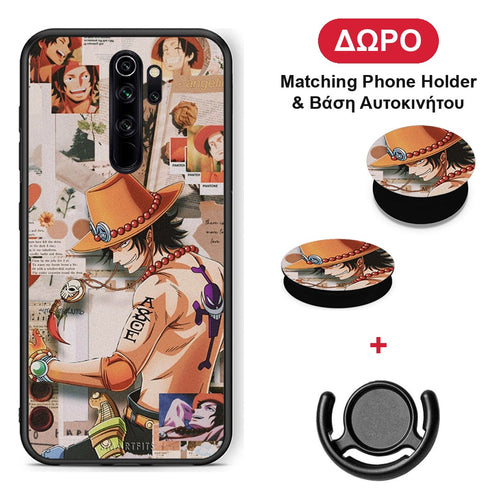 Anime Collage - Xiaomi Redmi Note 8 Pro θήκη + Δώρο Phone Holder & Βάση Αυτοκινήτου
