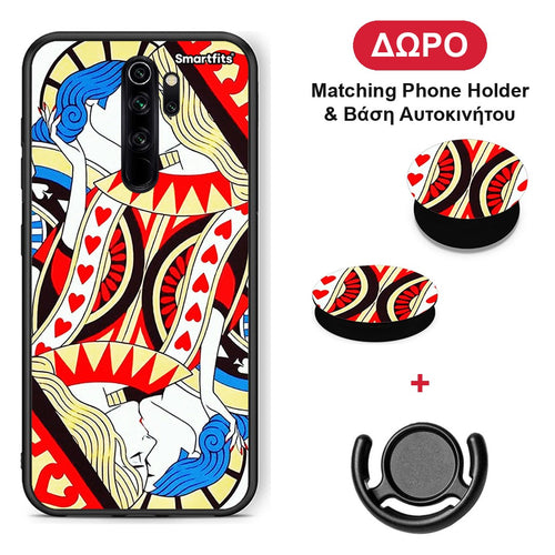 Card Love - Xiaomi Redmi Note 8 Pro θήκη + Δώρο Phone Holder & Βάση Αυτοκινήτου