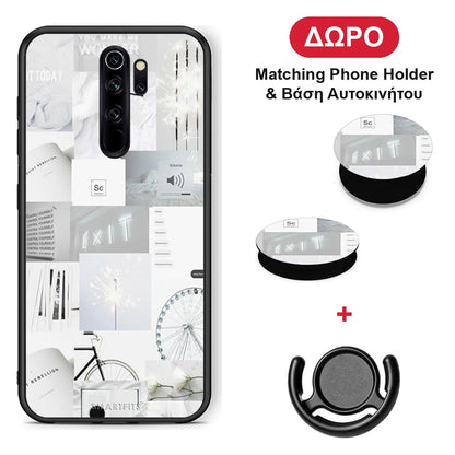 Collage Make Me Wonder - Xiaomi Redmi Note 8 Pro θήκη + Δώρο Phone Holder & Βάση Αυτοκινήτου