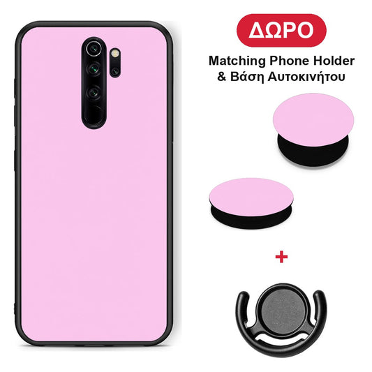 Cotton Candy Pink - Xiaomi Redmi Note 8 Pro θήκη + Δώρο Phone Holder & Βάση Αυτοκινήτου