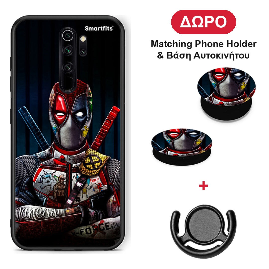 Funny Guy - Xiaomi Redmi Note 8 Pro θήκη + Δώρο Phone Holder & Βάση Αυτοκινήτου