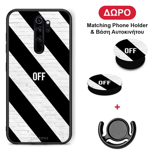 Get Off - Xiaomi Redmi Note 8 Pro θήκη + Δώρο Phone Holder & Βάση Αυτοκινήτου